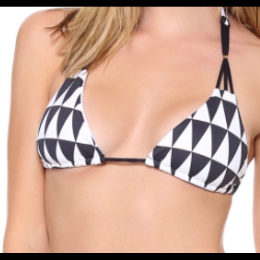 White and black pily q bikini